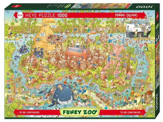 Puzzle 1000Pc Heye Funky Zoo Australian