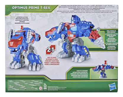 Tra Optimus Prime T Rex