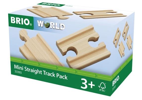 Brio Tracks Mini Straight Pack 4 Pcs