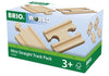 BRIO TRACKS MINI STRAIGHT PACK 4 PCS