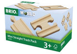 BRIO TRACKS MINI STRAIGHT PACK 4 PCS