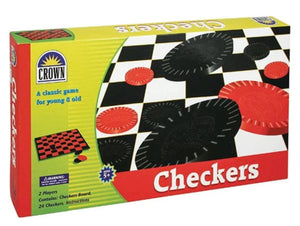 GAME CHECKERS CROWN