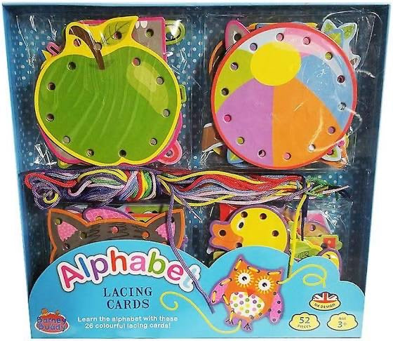 ALPHABET LACING CARDS