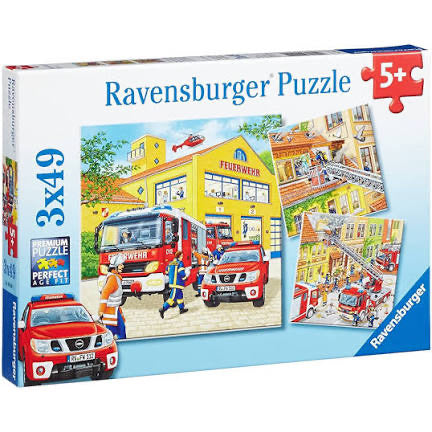 PUZZLE 3X49PC FIRE BRIGADE RUN