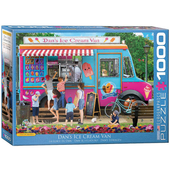 PUZZLE 1000PC DAN'S ICE CREAM VAN