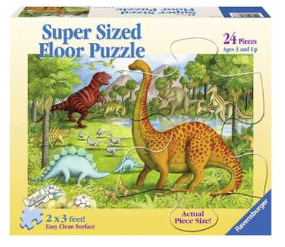 PUZZLE FLOOR DINOSAUR PALS SUPER SIZED