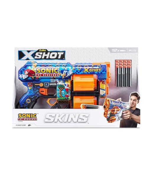 Zuru Xshot Skins Sonic The Hedgehog