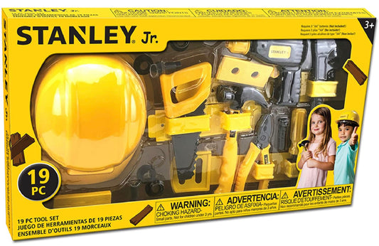 STANLEY JR 19PC TOOL SET W HAT