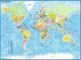 PUZZLE 200PC MAP OF THE WORLD