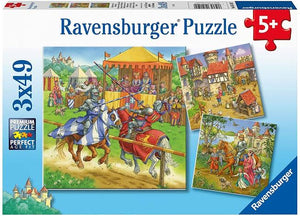 PUZZLE 3X49PC LIFE OF THE KNIGHT