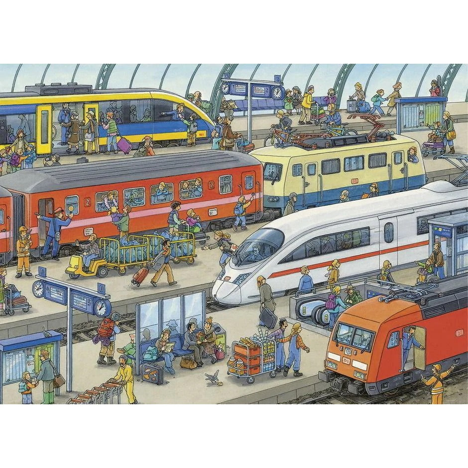 PUZZLE 60PC RAILWAY STATION