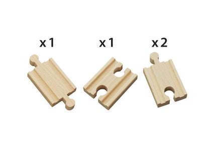 Brio Mini Straight Tracks 4 Pcs