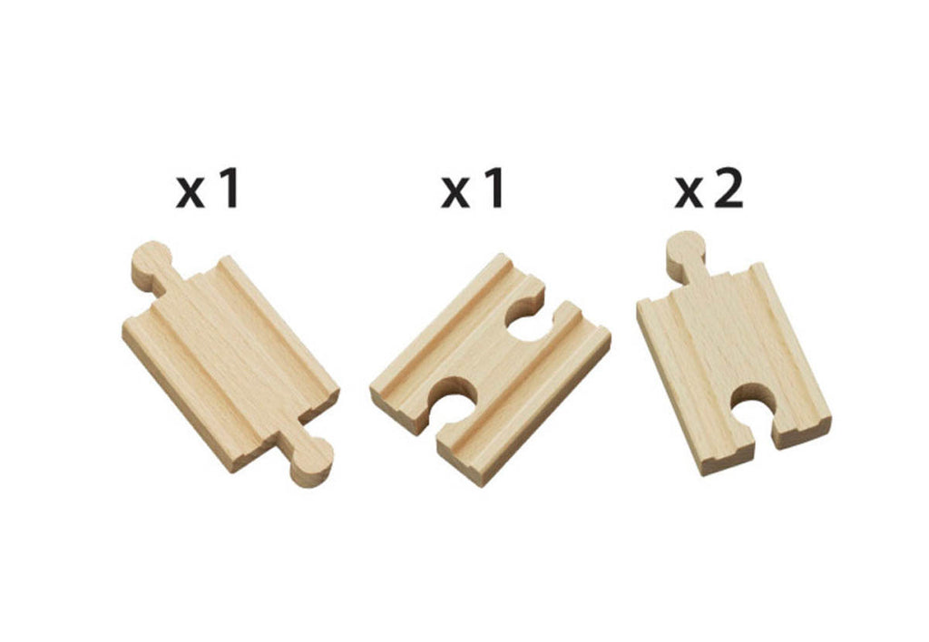 BRIO MINI STRAIGHT TRACKS 4 PCS