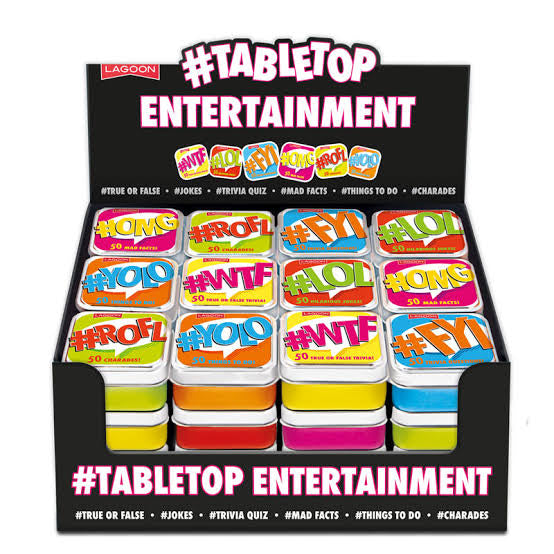 GAME TABLETOP ENERTAINMENT TINS