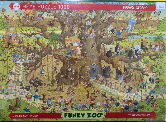 PUZZLE 1000PC HEYE FUNKY ZOO MONKEY HABI