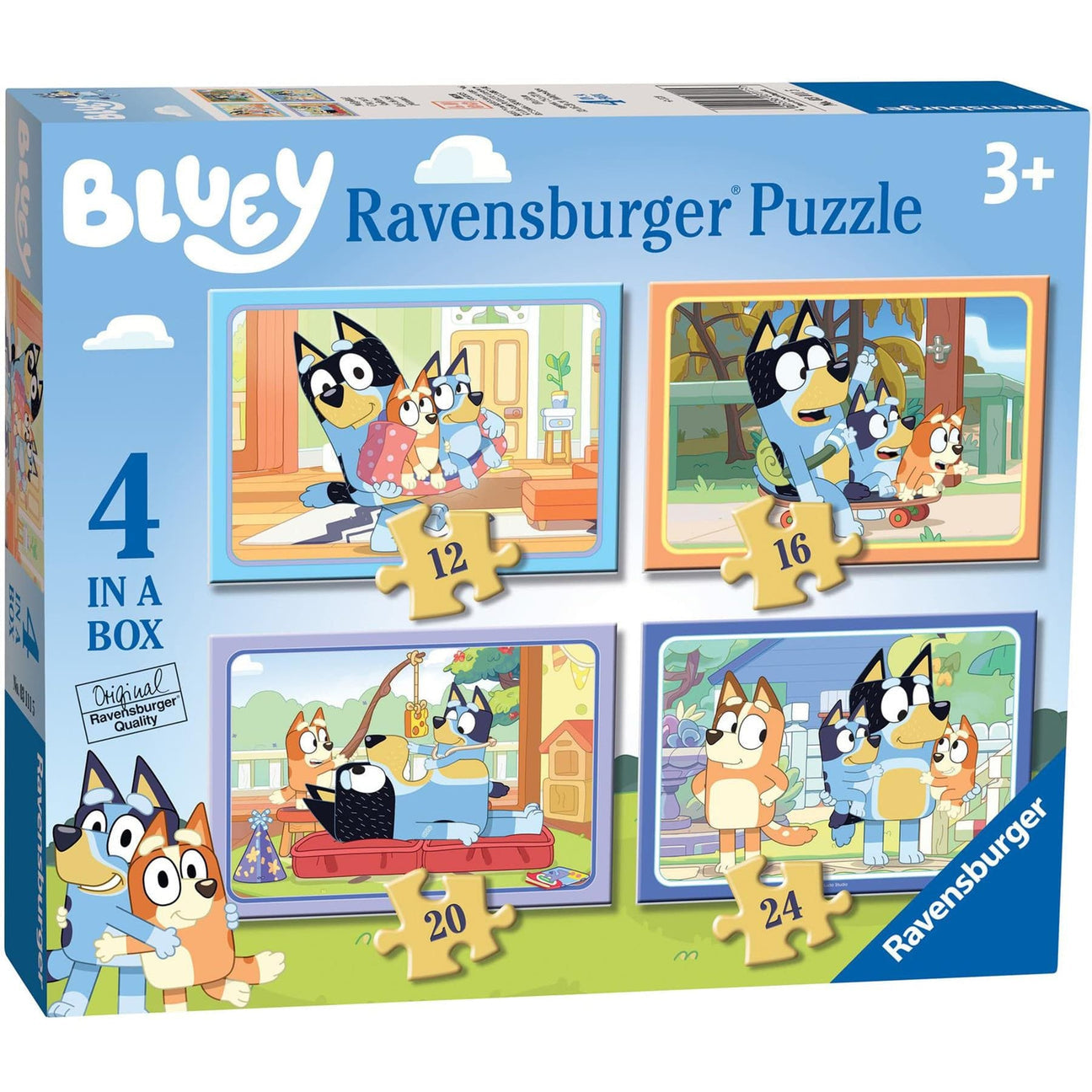 PUZZLE 4 IN A BOX BLUEY