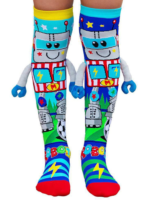 MADMIA SOCKS TOD ROBOT W PLUSH ARMS