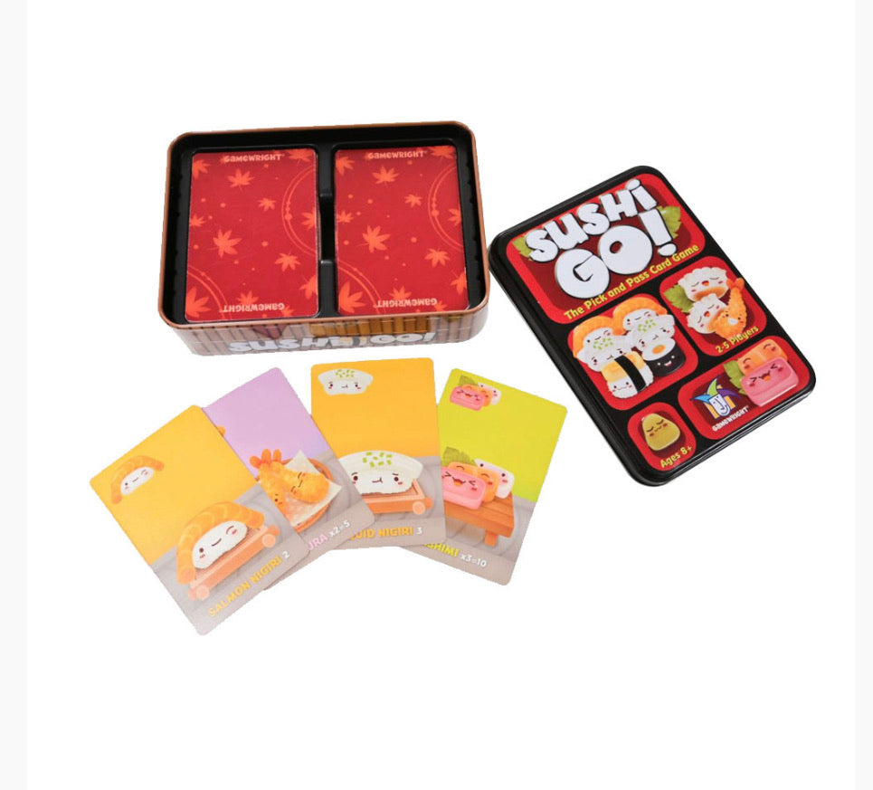 GAME SUSHI GO CARD GAME IN TIN