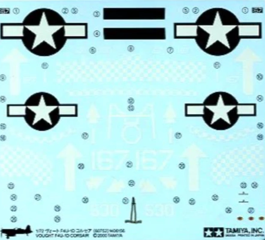 TAMIYA 1:72 VOUGHT F4U-1D CORSAIR