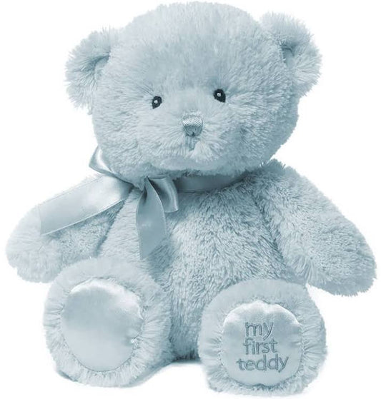 Gund Bear My First Teddy 25Cm Blue