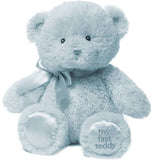 GUND BEAR MY FIRST TEDDY 25CM BLUE