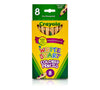 CRAYOLA PENCILS COLORED WRITE START 8CT