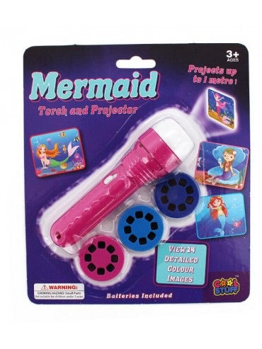 LED PROJECTOR TORCH MERMAID SLIDE