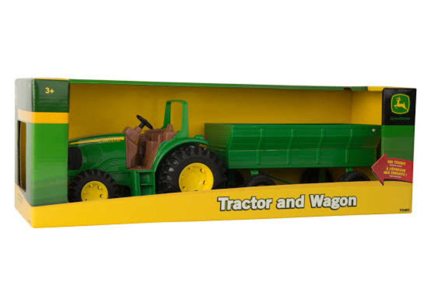 JOHN DEERE TRACTOR WITH WAGON