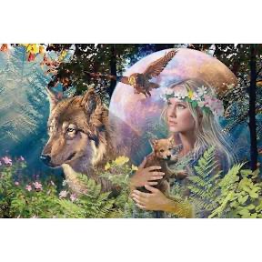 PUZZLE 3000PC LADY OF THE FOREST
