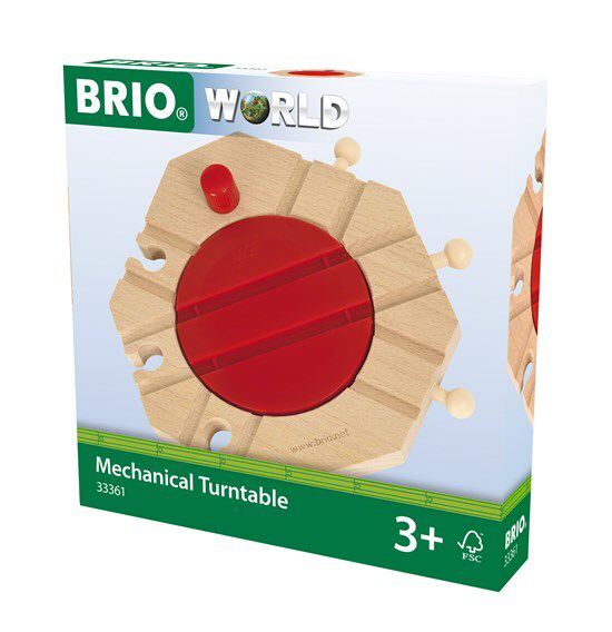 BRIO TRACKS MECHANICL TURNTABLE