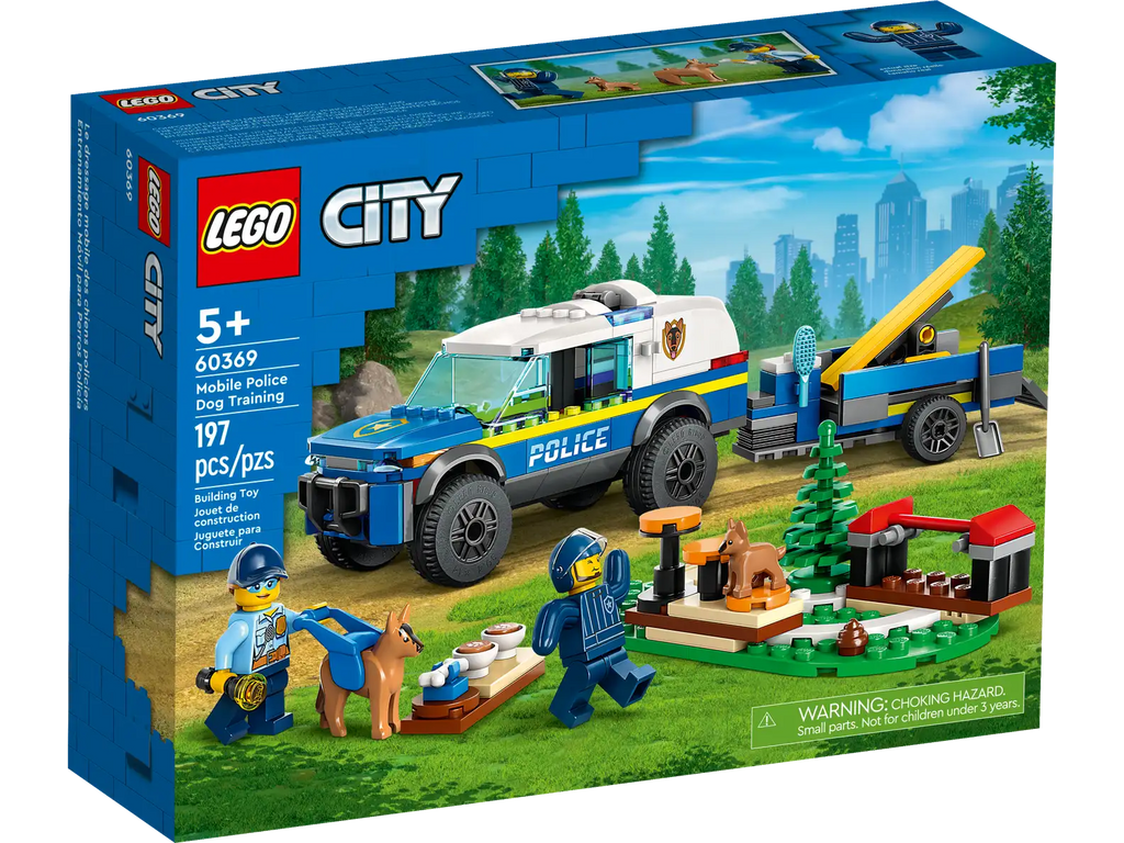 LEGO 60369 CITY MOBILE POLICE DOG TRAIN