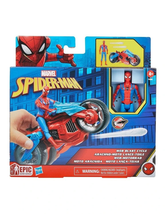 SPIDERMAN 4IN VEHICLE AND FIGURE