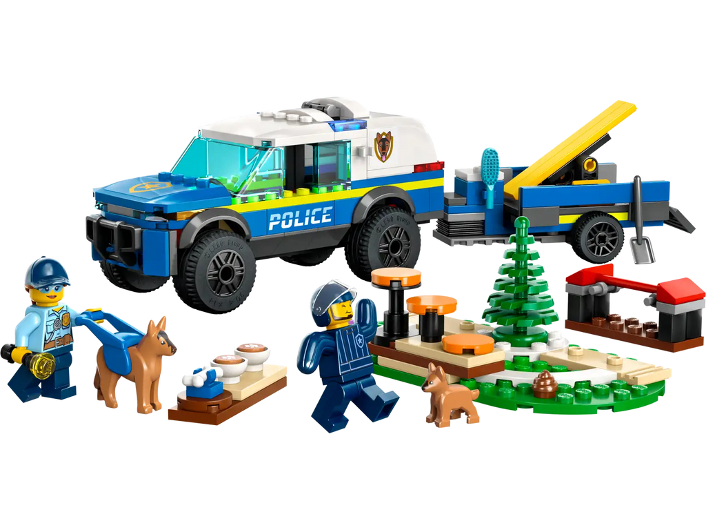 LEGO 60369 CITY MOBILE POLICE DOG TRAIN