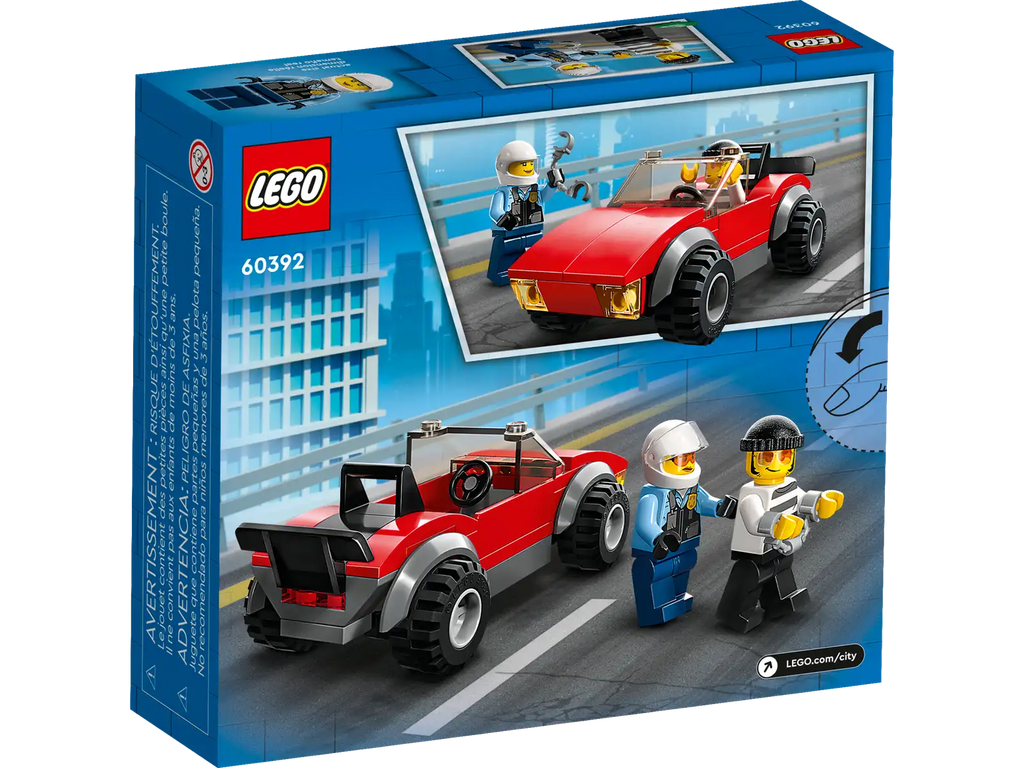 LEGO 60392 CITY POLICE BIKE CAR CHASE