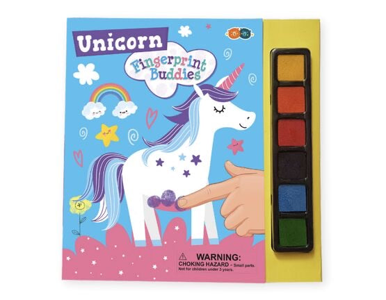 FINGERPRINT BUDDIES UNICORN BOOK