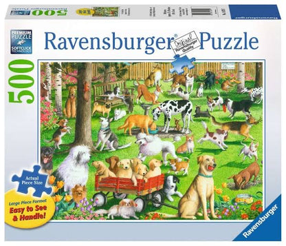 PUZZLE 500PC AT THE DOG PARK