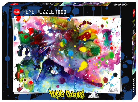 PUZZLE 1000PC HEYE FREE COLORS MEOW