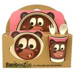 BAMBOOZOO DINNERWARE 5PCS BEAR