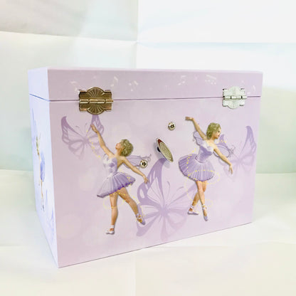 MUSICAL JEWELLERY BOX WITH 4 DRAWS