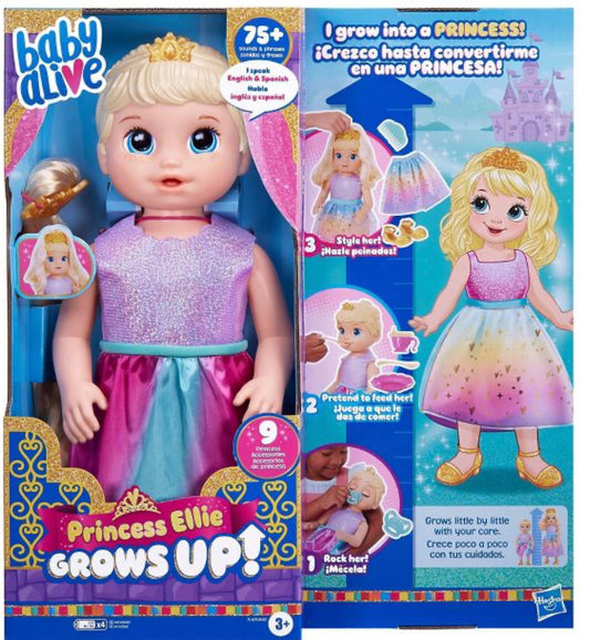 BA BABY ALIVE PRINCESS ELLIE GROWS BLOND