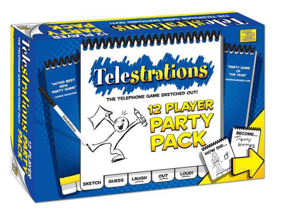 Game Telestrations 12 Player Party Pack