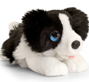 PLUSH CUDDLE PUP BORDER COLLIE MED