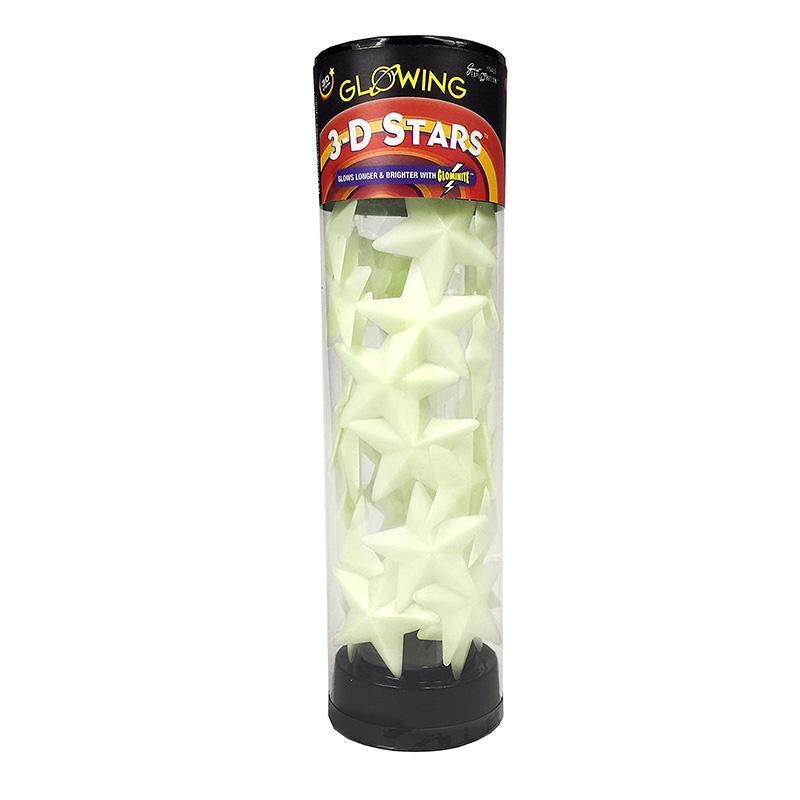 Glow In The Dark 3D Stars In Tube