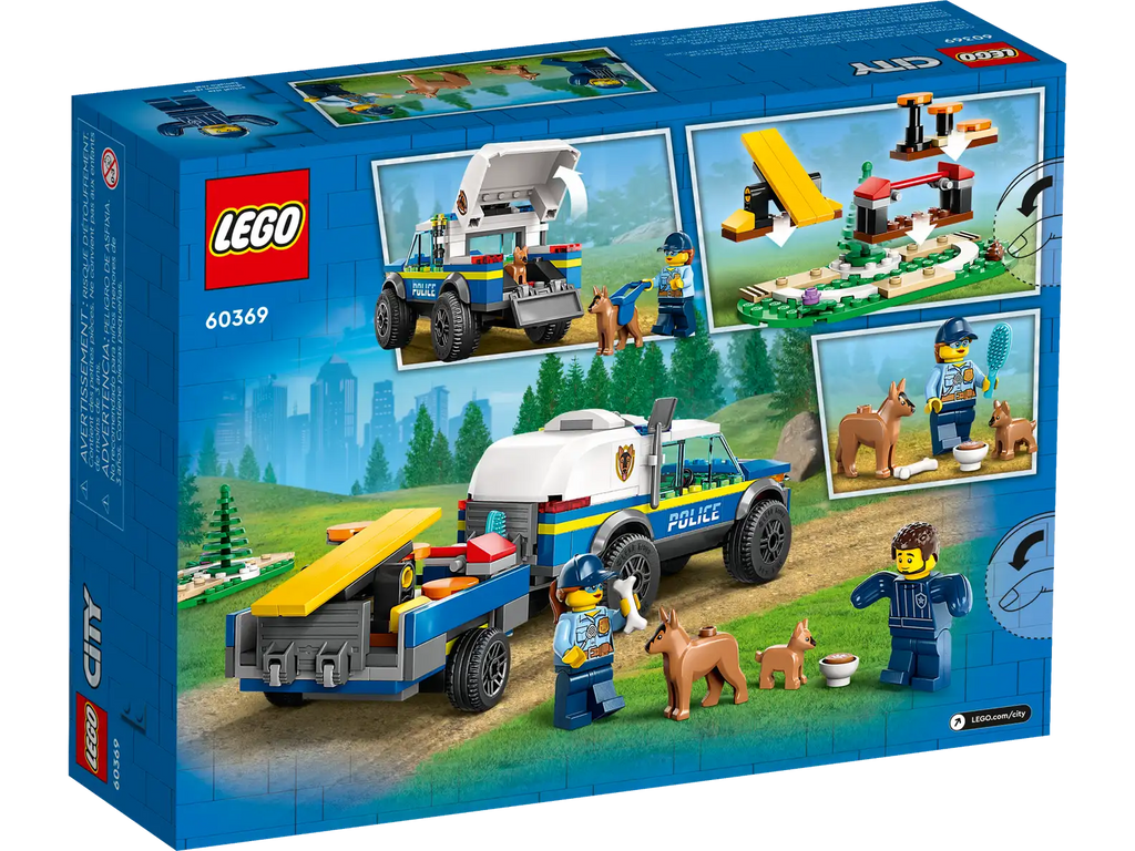 LEGO 60369 CITY MOBILE POLICE DOG TRAIN