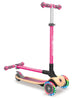 GLOBBER SCOOTER PRIMO WOOD W/LIGHTS PINK