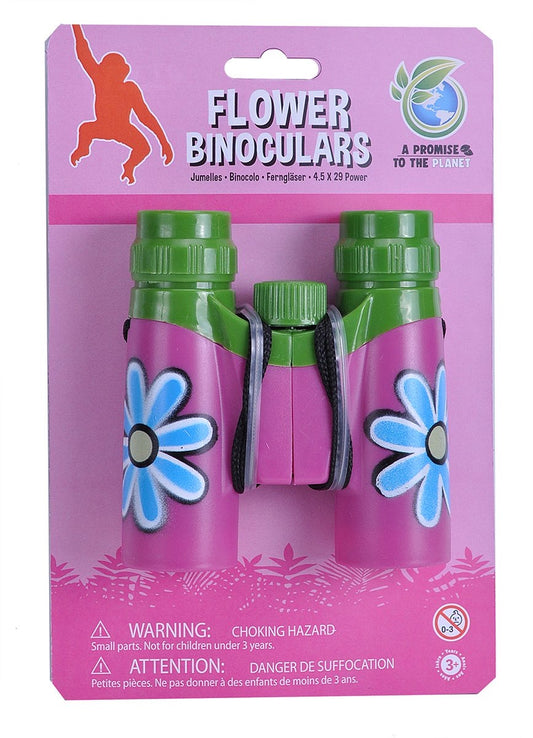 BINOCULARS GIRLY GIRL FLOWER