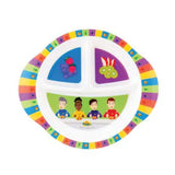 THE WIGGLES SECTION PLATE WITH SUCTION