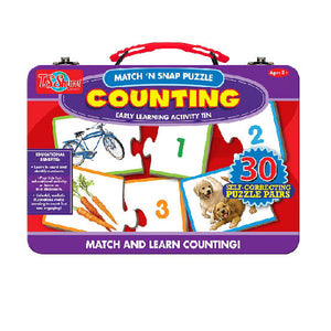 PUZZLE MATCH N SNAP IN TIN COUNTING