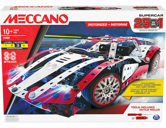 MECCANO 25 MULTIMODEL SUPERCAR SET