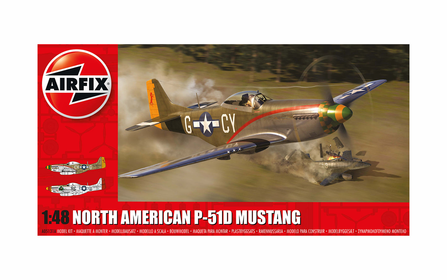 AIRFIX 1:48 NORTH AMERICAN P-51D MUSTANG